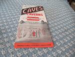Caves and Caverns in Pennsylvania 1950's Map