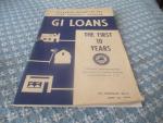 GI Loans- A Report of the First Ten Years 1954