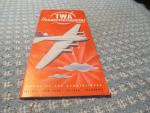 TWA Airlines Flight Schedules 6/1941 Transcontinental