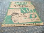 Kappels Jewelers Anniversary Sale 1950's Supplement