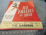 Ice Follies of 1950 Pittsburgh Gardens Program