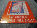 The Yugoslav National Folk Ballet Program 1956