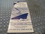 American Express 1958 Steamships & Air Fares Europe