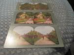Stereoscope Cards-East Lake Park, Los Angeles Lot of 3
