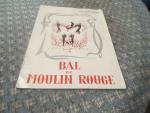 Bal du Moulin Rouge 1950's Programme (French)