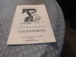 Joe Paterno-Penn State Football- 3/1996 Program