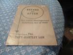 The Taft- Hartley Labor-Management Law 1947 Booklet