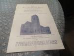 First Presbyterian Church,Atlantic City, 6/1953 Program
