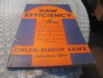 Ohlen Bishop Saws 1937- Saw Efficiency Booklet