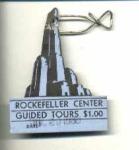 Rockefeller Center Guided Tour Badge 1938