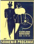 Cleveland Auto Show Program Nov '37